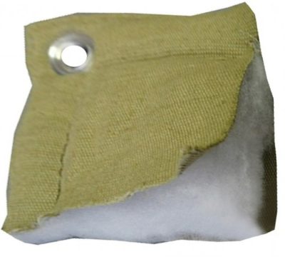 Уличная  брезентовая штора утепленная огнеупорная (ОП)